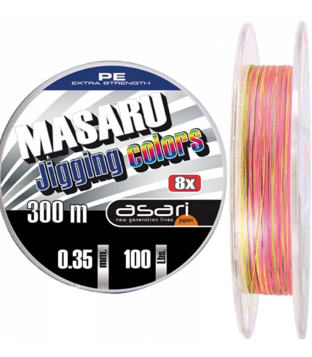 New Masaru Jigging Color Hilos Trenzados