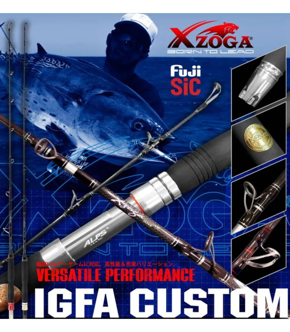 New Cañas Custom IGFA Cañas Xzoga|Pesca Extrema