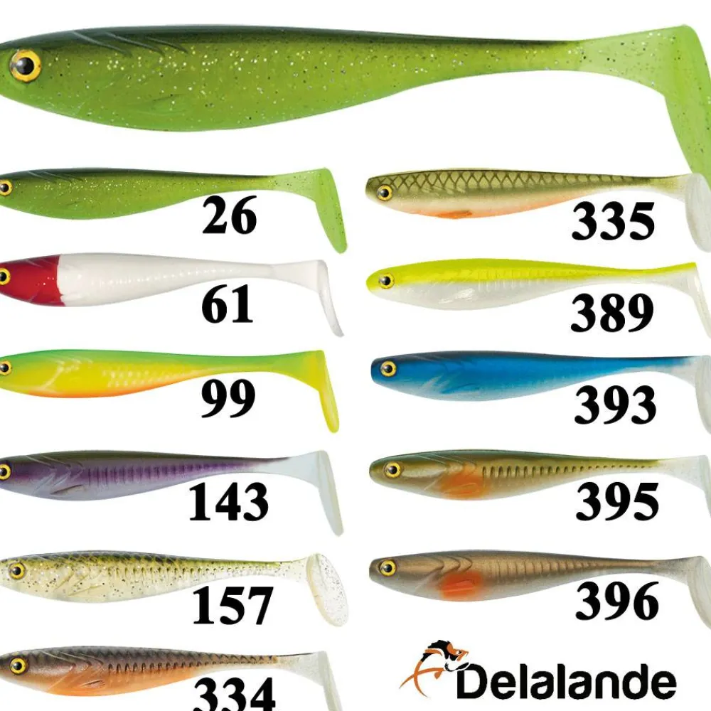Clearance Zand Fat Shad 140 MM Señuelos De Vinilo