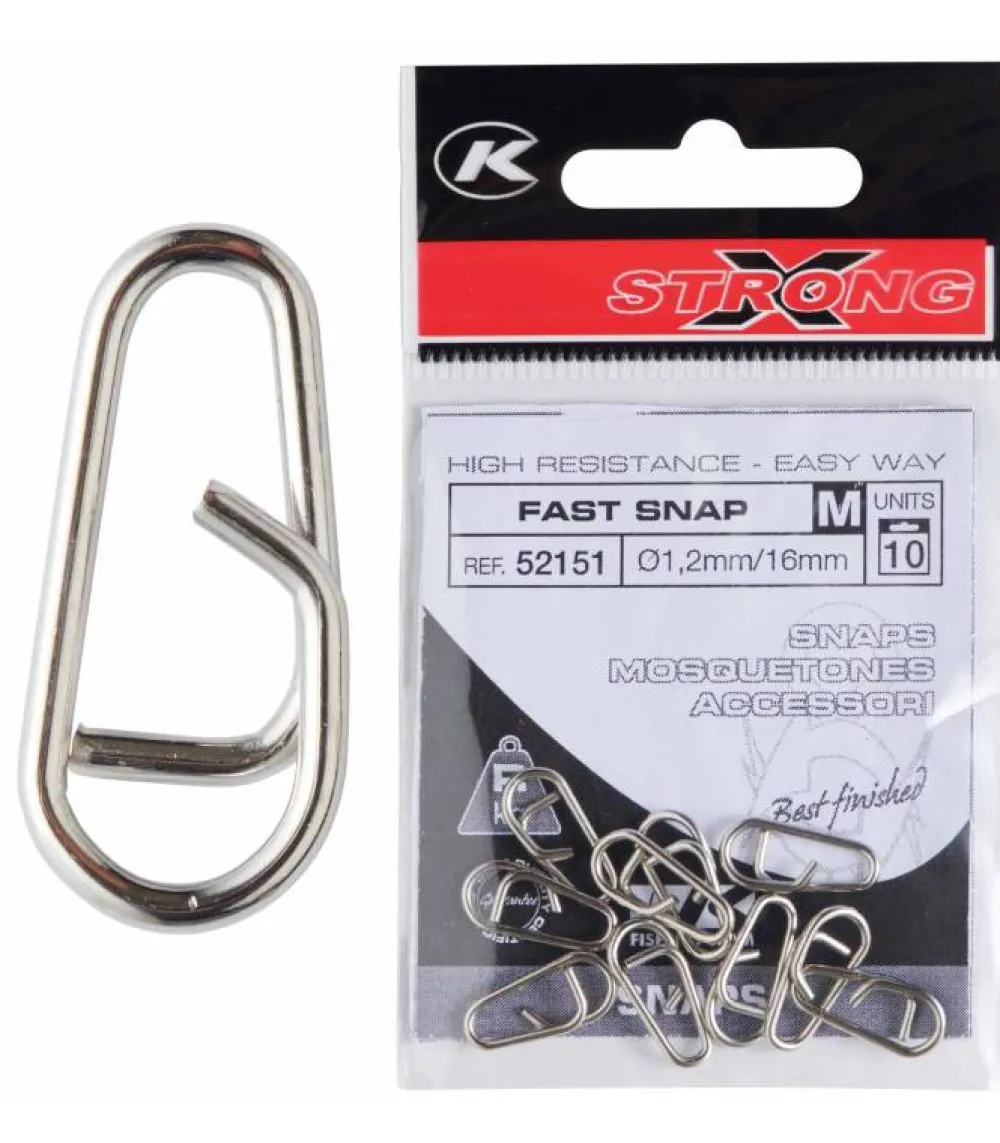Clearance Enganche Fast Snap Emerillones Giratorios