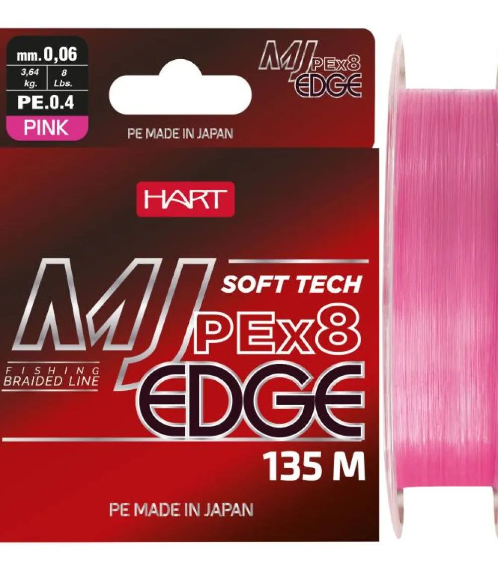 Hot MJ Edge x8 Pink Hilos Trenzados