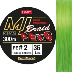 Discount MJ Fluo Green 300 MT Hilos Trenzados