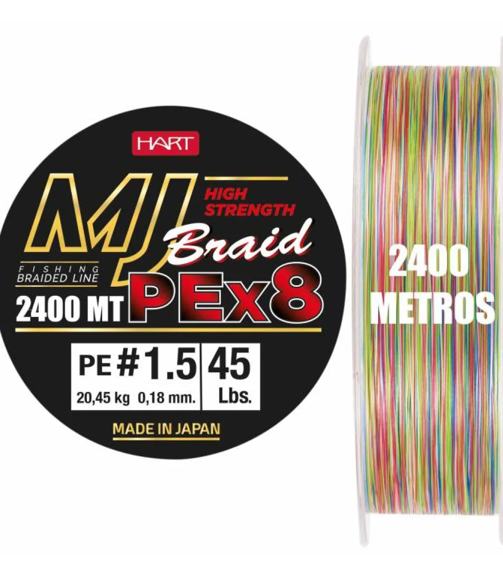 Online MJ x8 Multi 2400 MT Hilos Trenzados