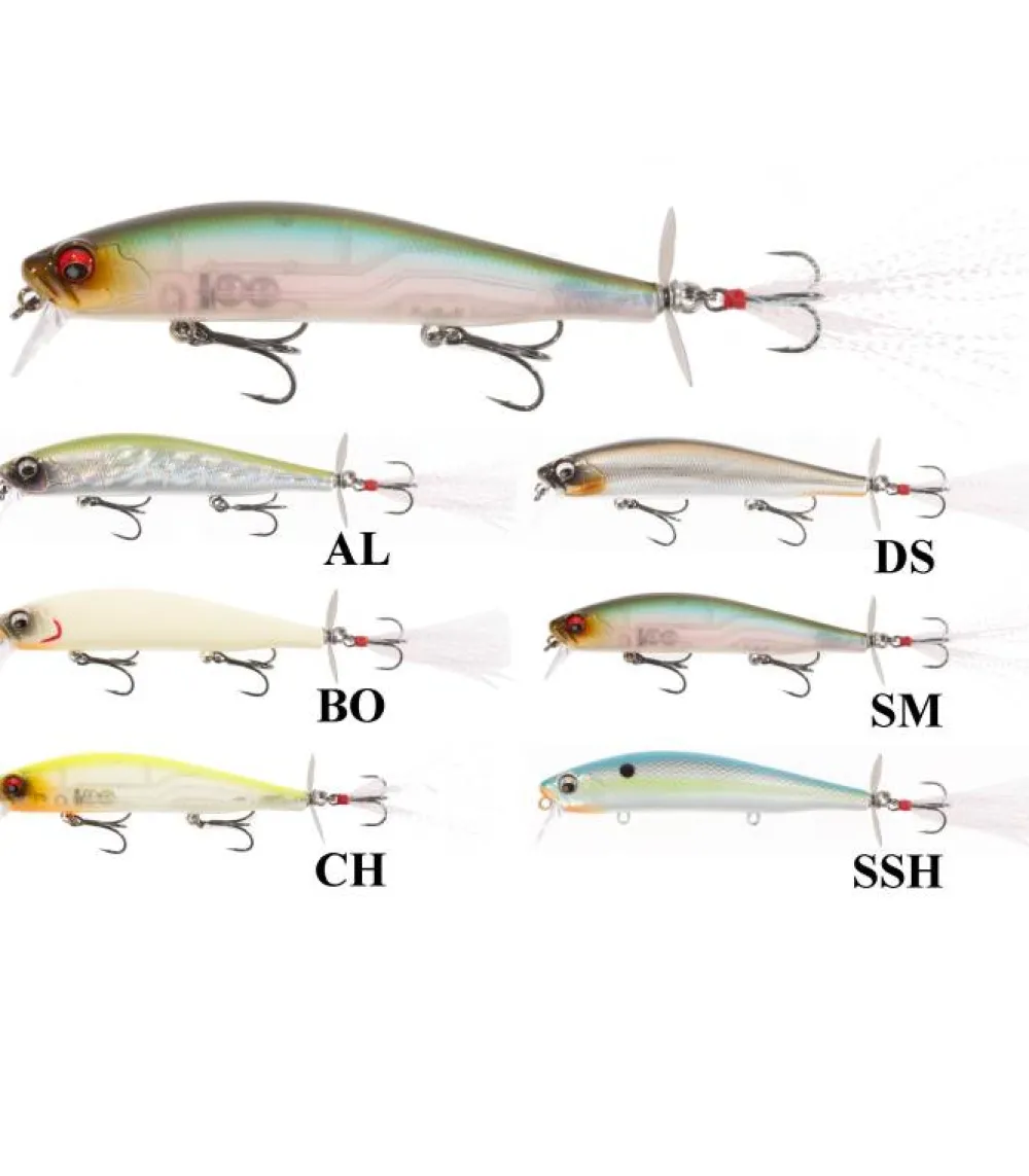 Online Propeller Minnow Señuelos Jerkbaits|Señuelos Spinning