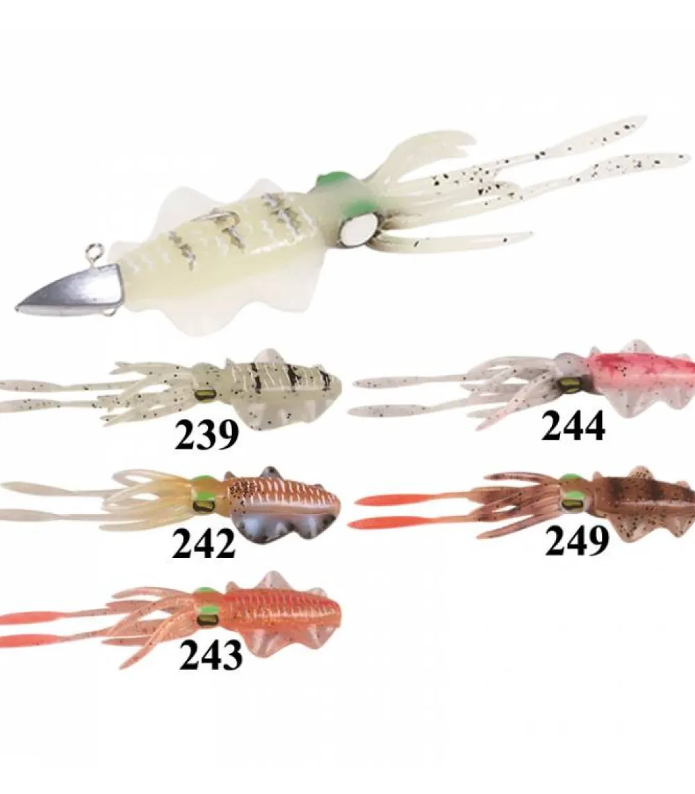 Online Squid Set Peces Hart|Señuelos De Vinilo