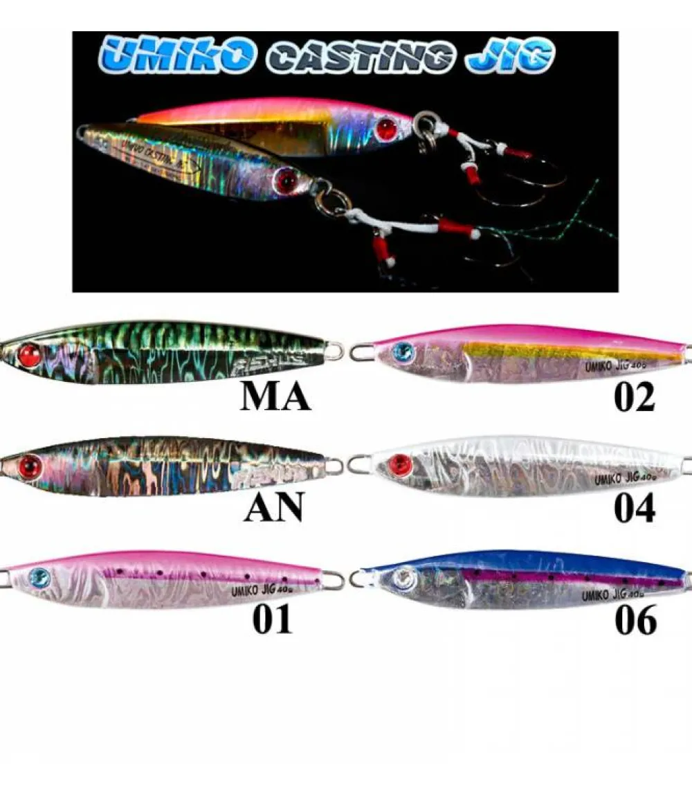 Outlet Jigs Umiko Peces Fishus|Peces Plomados Jigs