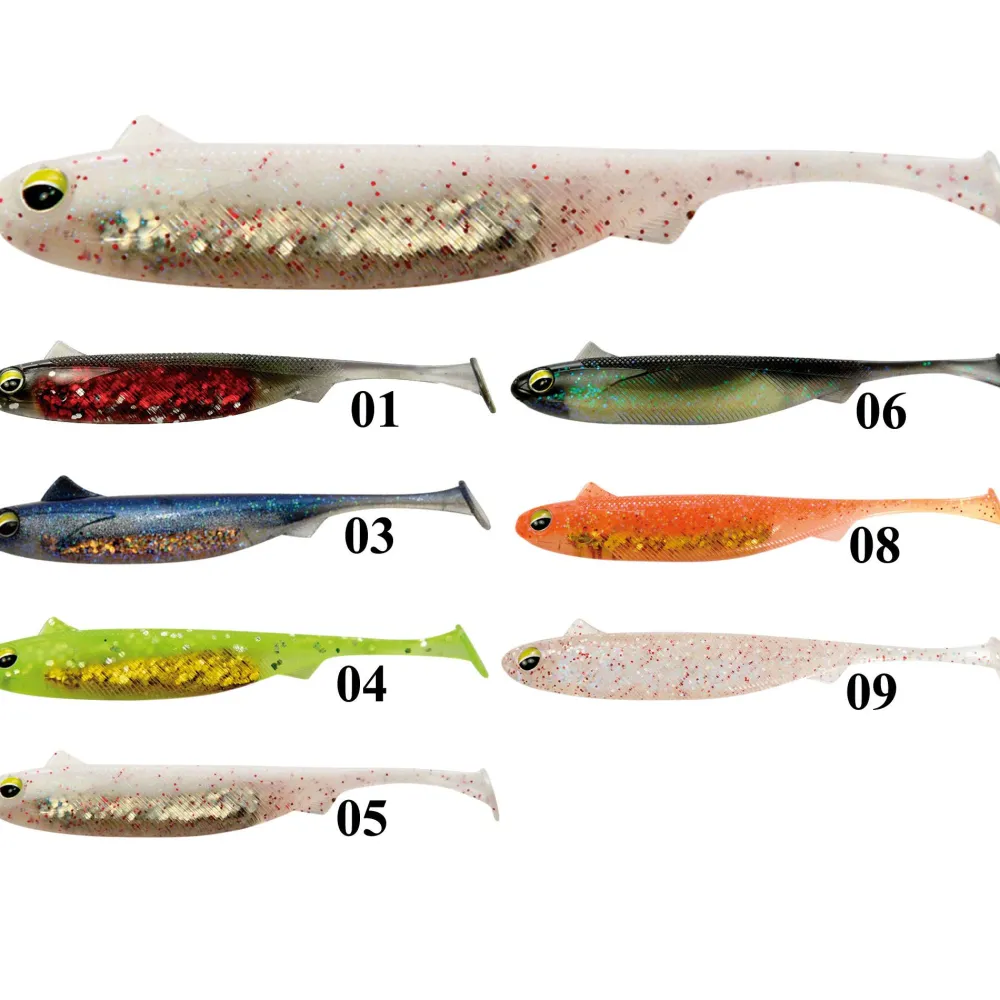 Hot Snatch Bite Shad Artificiales Magbite|Señuelos De Vinilo