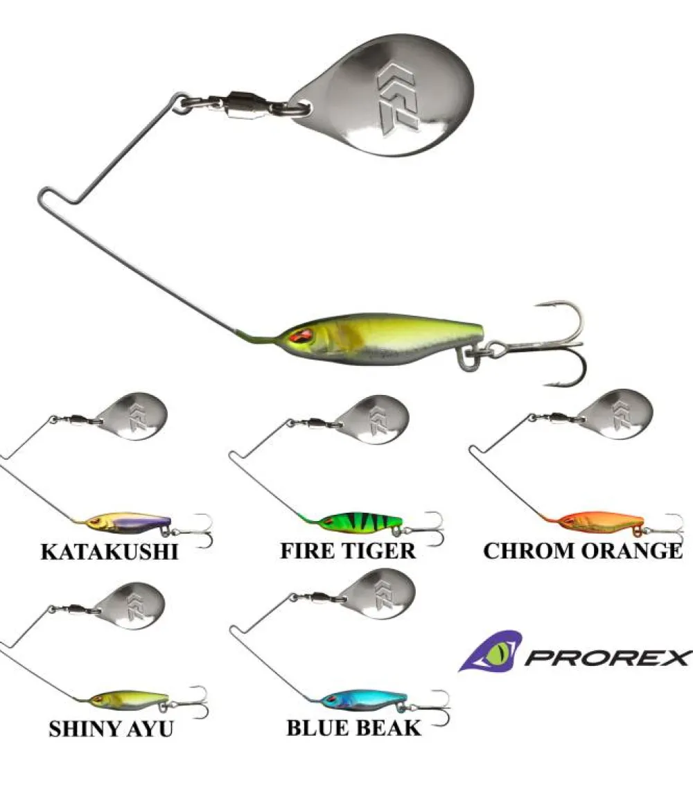 Outlet Prorex Micro Spinner TG Peces Daiwa|Señuelos Agua Dulce